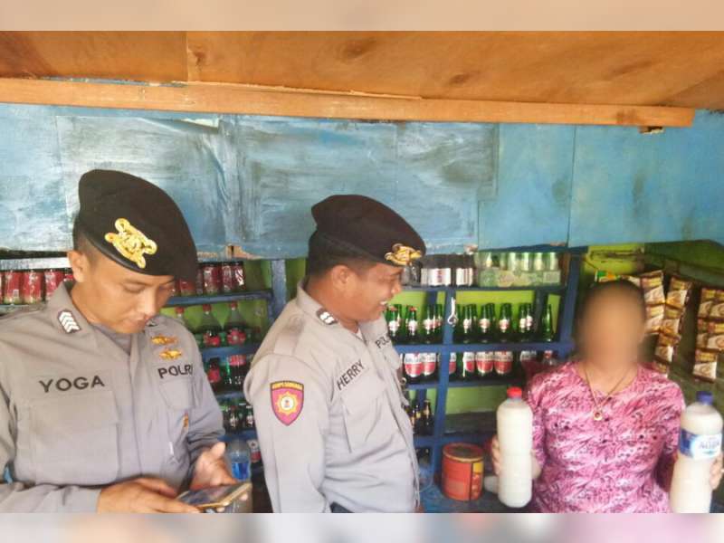 Sat Sabhara Polres Bojonegoro Kembali Gelar Razia Peredaran Miras Tanpa Ijin