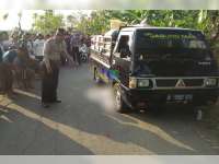Seorang Bocah Pengendara Motor Tewas Ditabrak Pikap