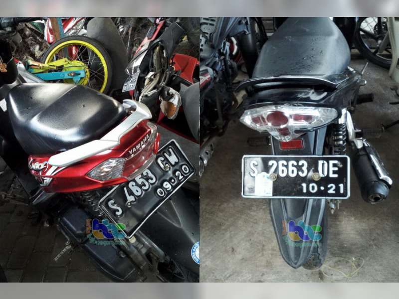 Jupiter Z Senggol Mio di Dander, 2 Orang Luka-Luka