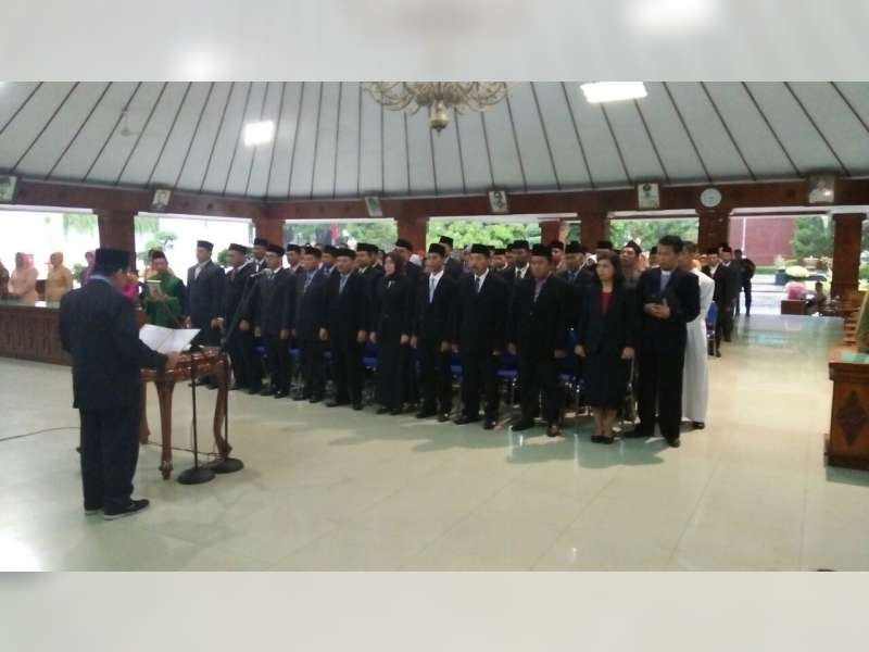 108 Pejabat Pemkab Bojonegoro Resmi Tempati Posisi Baru