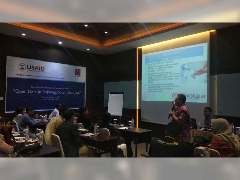 AJI Bojonegoro Gelar Diskusi Laporan Hasil Investigasi Open Data
