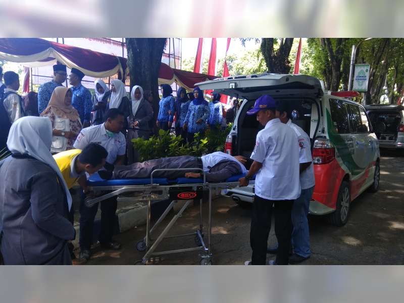 Puluhan Peserta Upacara Peringatan HJB ke-340 Jatuh Pingsan