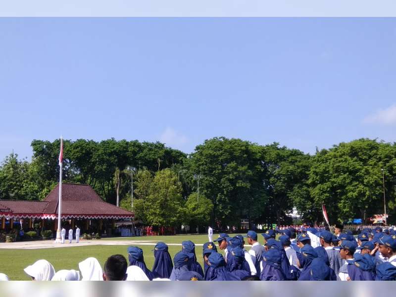 Kapolres Bojonegoro Pimpin Upacara Peringatan Hari Sumpah Pemuda