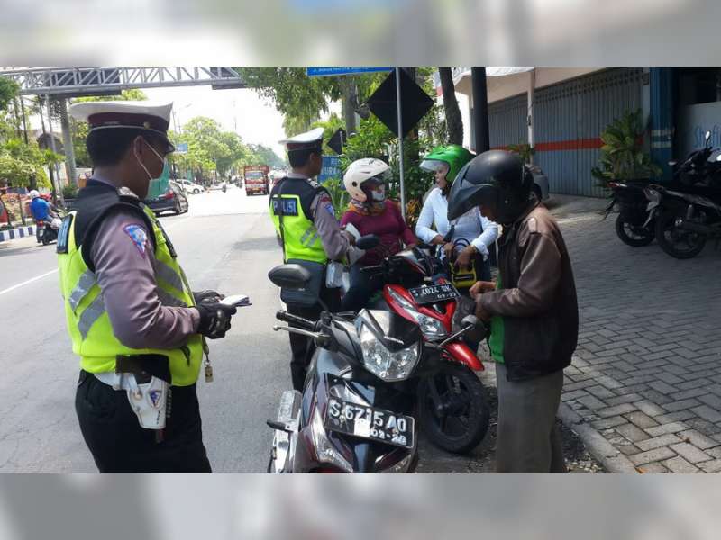 Lagi, Sat Lantas Polres Bojonegoro Tindak 99 Kendaraan Pelanggar Aturan Lalu Lintas