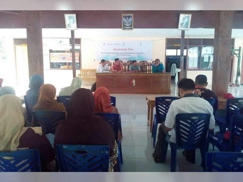 Patradaya Aktifkan Partisipasi Warga Desa Brabowan Dalam Pembangunan TPT