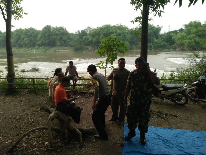 Seorang Warga di Ngraho Terseret Arus Bengawan Solo Saat Mandi