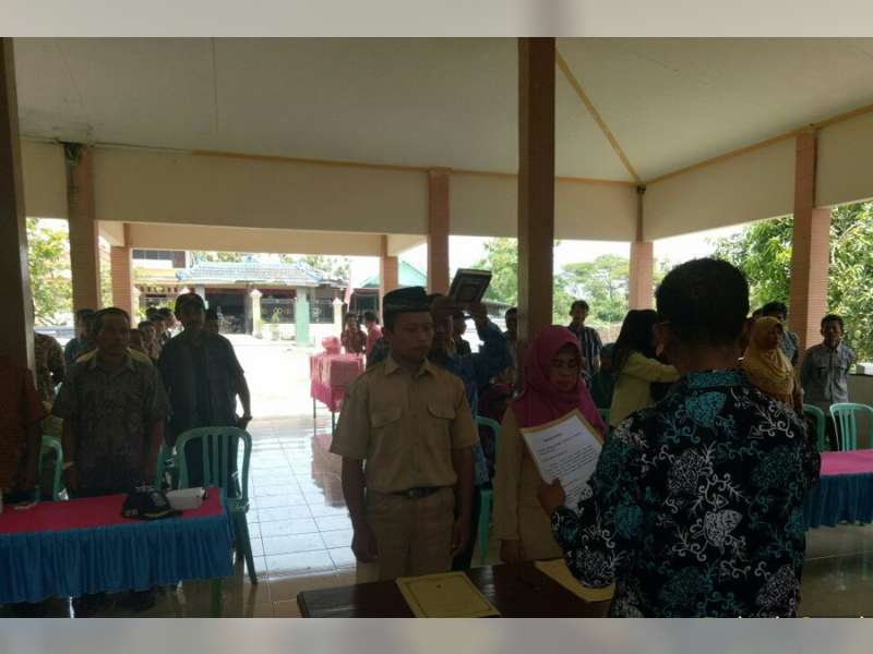 Desa Jari Awali Pelantikan Perangkat Desa Baru di Kecamatan Gondang