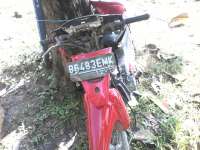 Dua Motor Terlibat Tabrakan di Ngraho
