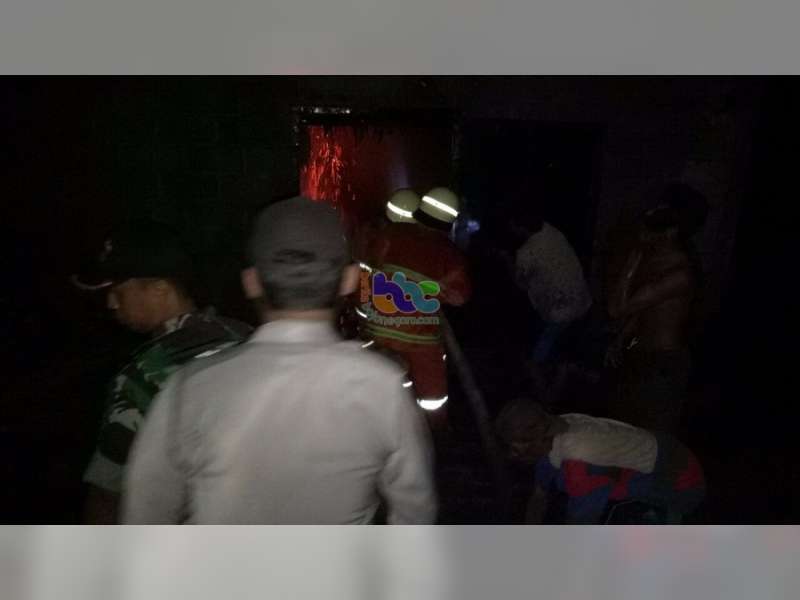 Lagi-Lagi, Gudang Oven Tembakau Milik Warga Temayang Terbakar