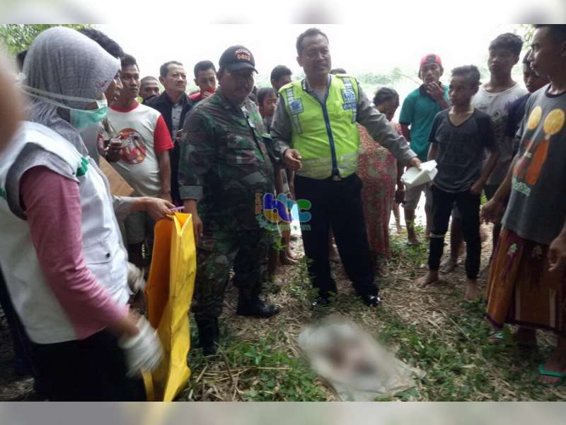 Mayat Bayi Laki-Laki Ditemukan Warga Kedungbondo Balen, Mengapung di Bengawan Solo
