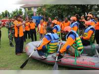 Bupati Blora Pimpin Apel Kesiapsiagaan Penanggulangan Bencana Banjir