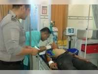 Honda Scoopy Seruduk Honda Beat di Malo, Seorang Pembonceng Luka Berat