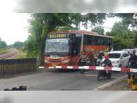 Membahayakan Pengguna Jalan Lain, Sat Lantas Tindak Bus Ngeblong