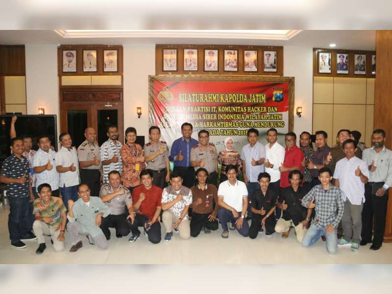 Polda Jatim Gandeng AMSI, Tangkal HOAX Dalam Pilkada Serentak 2018