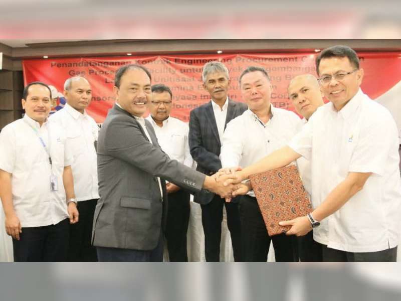 Kontrak EPC GPF Proyek Pengembangan Lapangan Gas Unitisasi JTB Ditandatangani