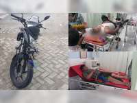 Kecelakaan Motor di Ngraho Dua Orang Babak-Belur