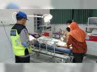 Diduga Sedang Balapan, Ninja Tubruk Beat  Seorang Pembonceng Luka-Luka