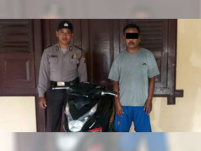 Seorang Anggota Sindikat Curanmor Diamankan Polsek Padangan