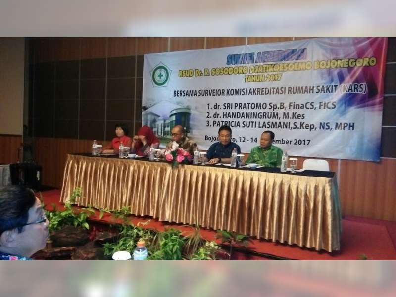 Bupati Bojonegoro Hadiri  Survey Akreditasi RSUD Sosrodoro Djatikoesoemo