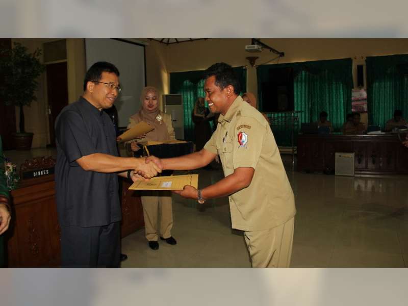 Bupati Suyoto Serahkan Sertifikat ODF 2017