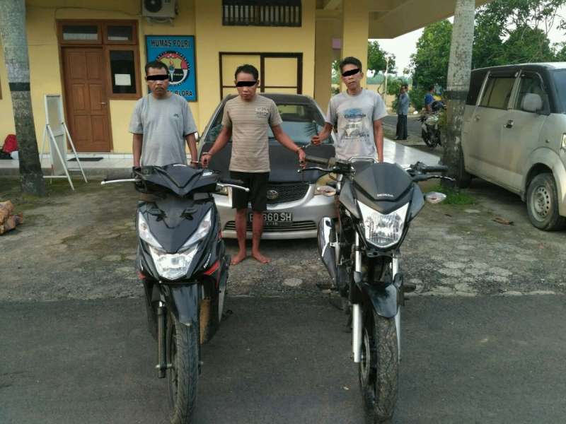 Tim Buser Sat Reskrim Polres Blora&nbsp;Amankan Komplotan Pelaku Spesialis Curanmor