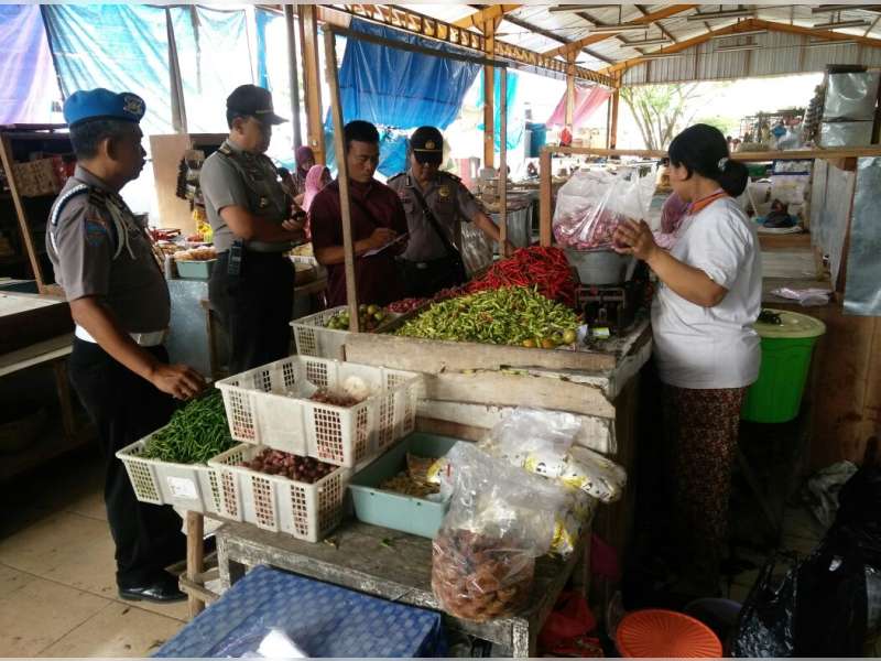 Polres Blora Operasi Pasar Menjelang Natal dan Tahun Baru