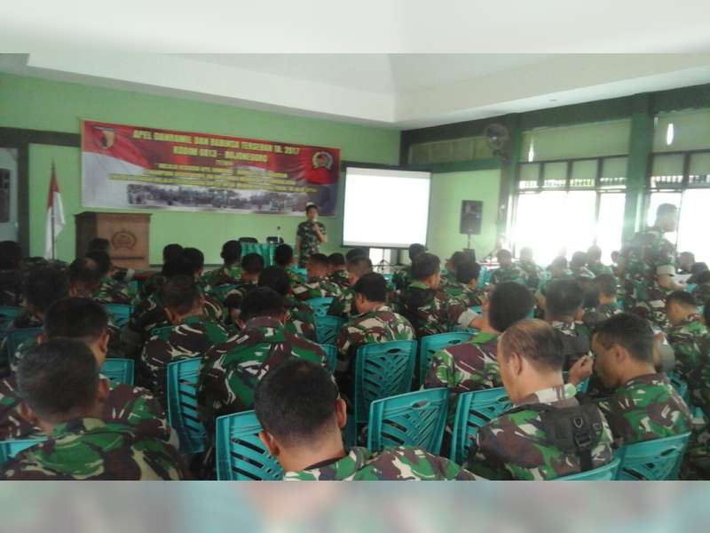 Kodim Bojonegoro Gelar Apel Danramil