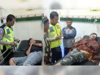 Kecelakaan Motor di Baureno, Kedua Pengendara Masuk Rumah Sakit