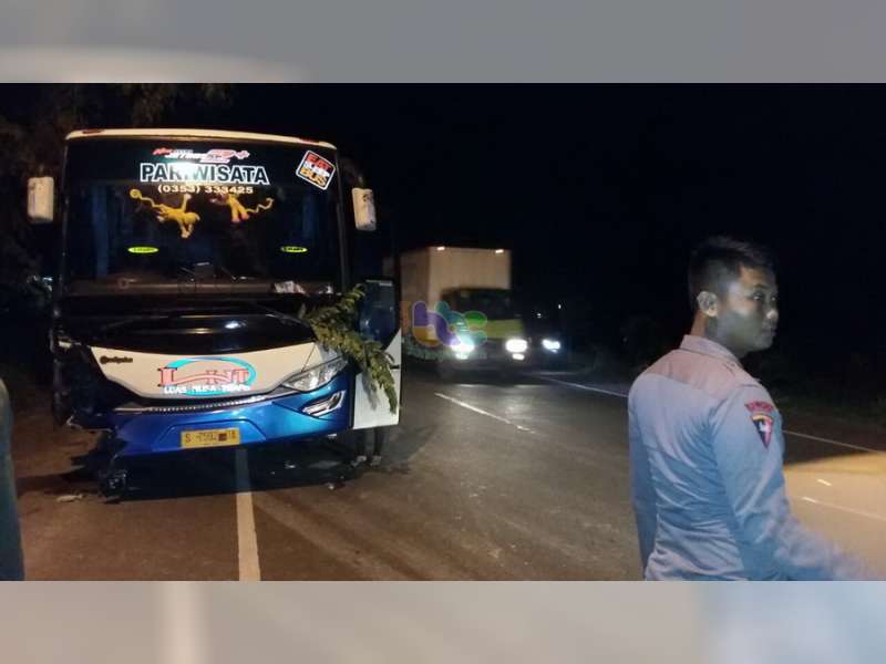 Ambil Haluan Terlalu ke Kanan, Honda Mobilio Beradu Muka Dengan Bus