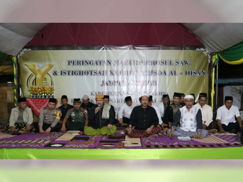 Kapolres Bojonegoro Sampaikan Pesan Kamtibmas di Ponpes Adnan Al-Charish