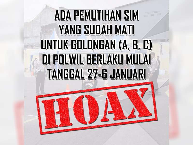 Sat Lantas Polres Bojonegoro Klarifikasi, Pemutihan SIM Adalah Berita HOAX