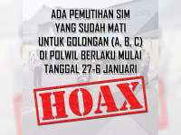 Sat Lantas Polres Bojonegoro Klarifikasi, Pemutihan SIM Adalah Berita HOAX