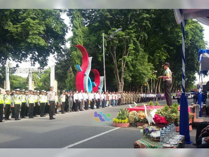 Guna Pengamanan Perayaan Malam Tahun Baru, Polres Bojonegoro Terjunkan 796 Personel