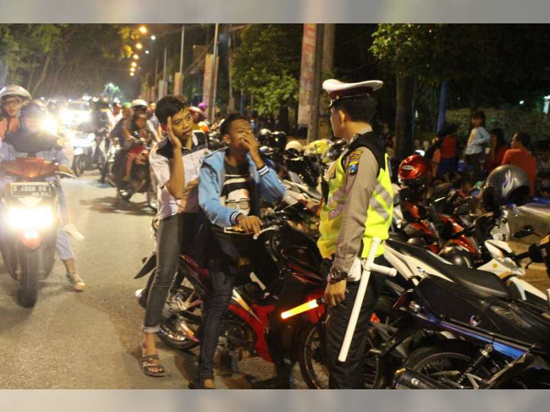 Razia Malam Tahun Baru, Polres Bojonegoro Tindak 132 Pelanggar Lalu Lintas