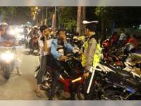 Razia Malam Tahun Baru, Polres Bojonegoro Tindak 132 Pelanggar Lalu Lintas