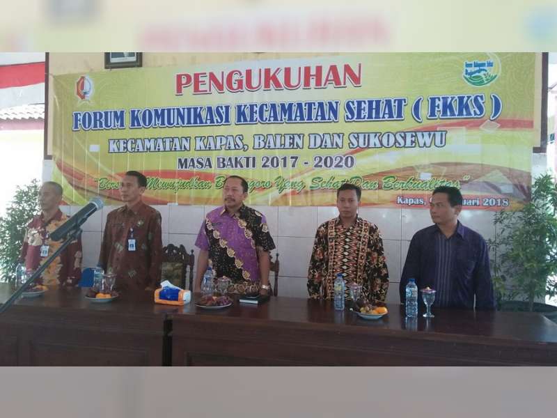 Sekda Kukuhkan FKKS Kapas, Balen, dan Sukosewu