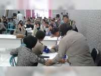 Petugas Pengawal Pribadi Calon Bupati dan Calon Wakil Bupati Jalani Tes Kesehatan