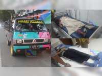 Kurang Konsentrasi, L-300 Seruduk Motor, Pengendara dan Pembonceng Motor Babak Belur