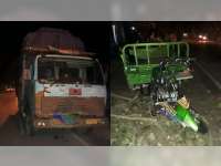 Diduga Pengemudi Mengantuk, Truk Tabrak Viar di Kalitidu, 2 Orang Luka-Luka