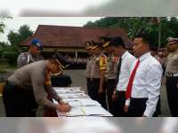 Polres Bojonegoro Gelar Penandatanganan Pakta Integritas Bebas KKN