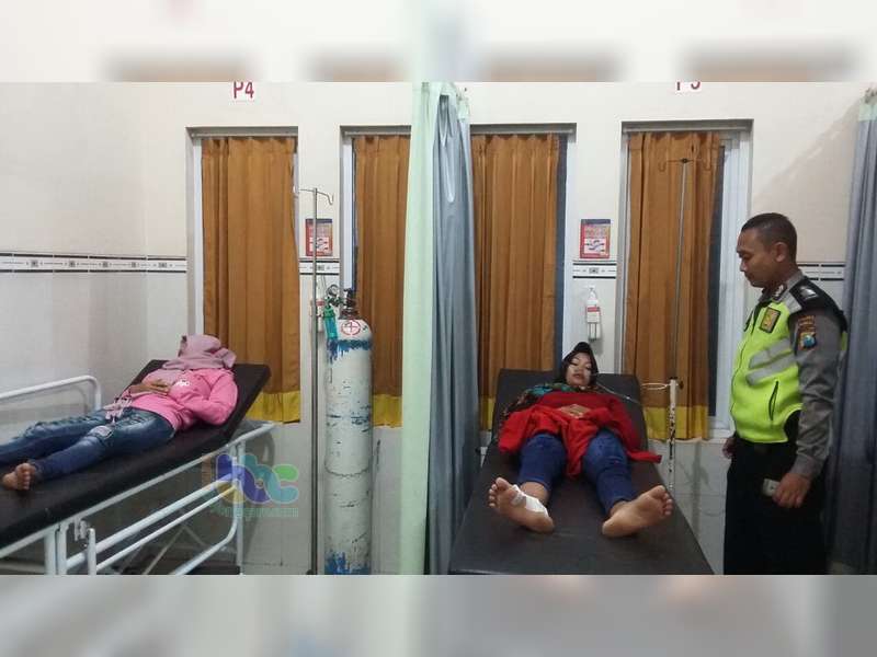 Kecelakaan Motor di Kalitidu, Kedua Pengendara Luka-Luka