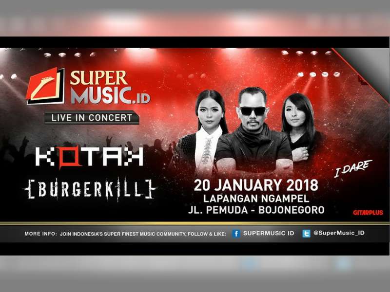 Tiket Event Kotak dan Burgerkill di Bojonegoro, Dapat Dibeli di Tiket Box