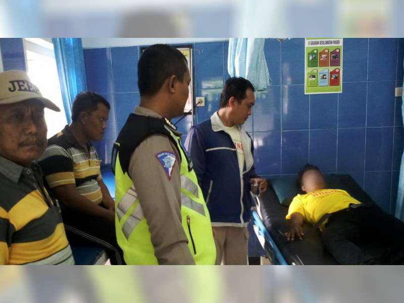 Tabrakan Supra Kontra Supra di Baureno, Kedua Pengendara Babak Belur