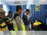 Tabrakan Supra Kontra Supra di Baureno, Kedua Pengendara Babak Belur