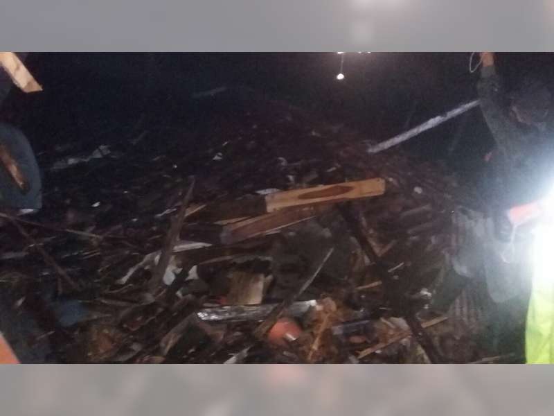 Angin Kencang, Satu Rumah Warga di Ngasem Roboh