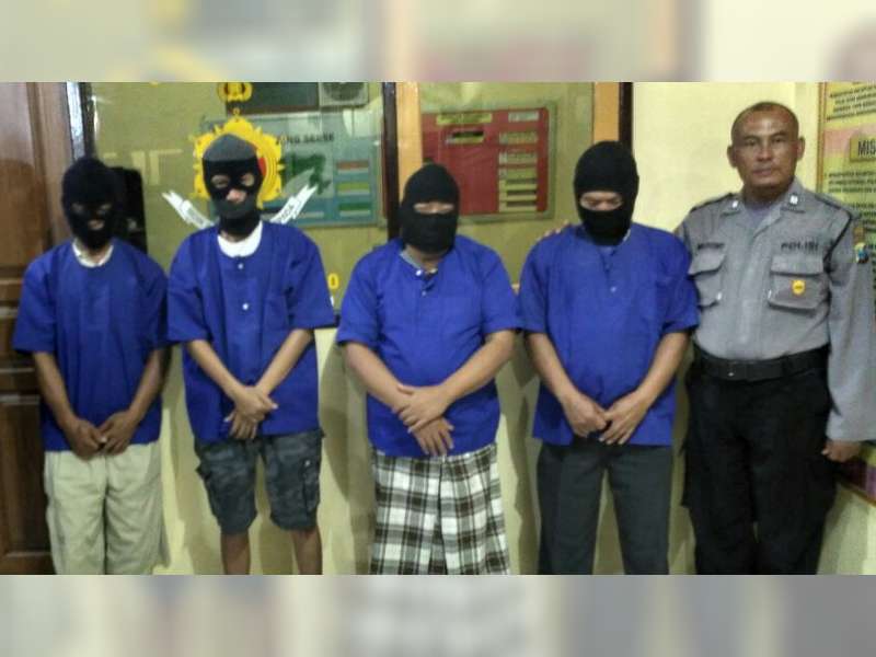 Empat Orang Pelaku Judi Togel Ditangkap Sat Reskrim Polres Bojonegoro
