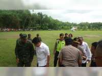 Kapolres Bojonegoro Pimpin Pengamanan Kunjungan Mentan di Kanor