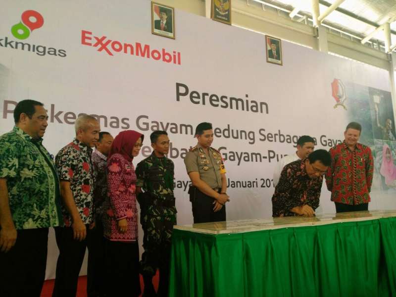 Bupati Resmikan Pembangunan Puskesmas, Gedung Serba Guna, dan Jembatan Gayam