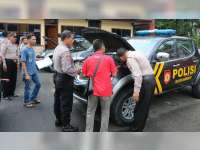 Persiapan Hadapi Pilkada, Kapolres Bojonegoro Periksa Kendaraan Dinas Anggota