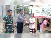 Cegah Penyelewengan, Babinkamtibmas dan Babinsa Awasi Distribusi Rastra